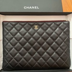 Chanel Quilted O-Case Medium
